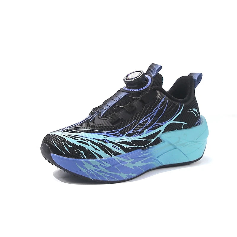 Children Running Shoes School Training Match Cushioning Anti Slip Tennis Shoes Mesh Rebound Comfortable Casual Sneakers for Kids