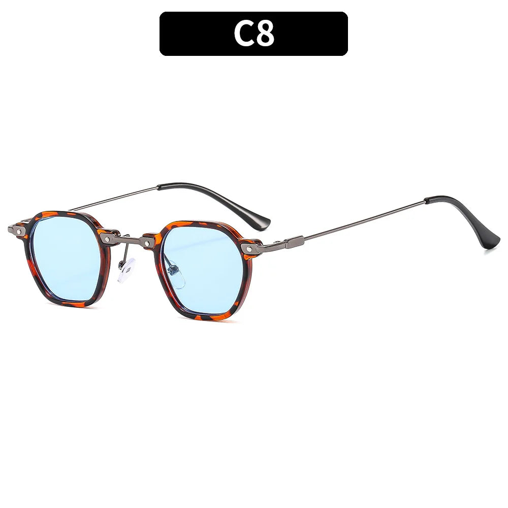 Ochelari de soare mici, pătrați, pentru călărie și condus, pentru femei și bărbați, de marcă, de designer, cu ramă metalică, ochelari de soare, Oculos De Sol, UV400