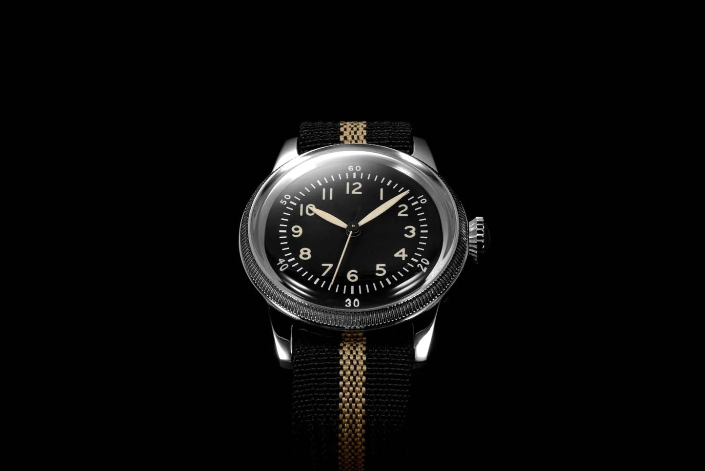 RDUNAE RA05 Vintage Military Watch 2035 Movement Quartz K1 Mineral Glass Crystal Stainless Steel Luminous Waterproof Men Watches