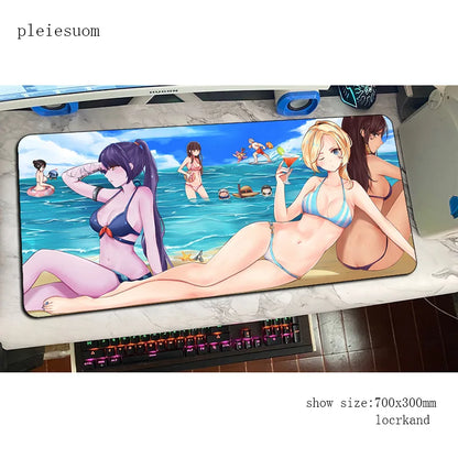 Tappetino mouse gaming Overwatch con stampa HD, 900x400x3mm, tappetino gamer per scrivania computer, mousemat PC economico per notebook