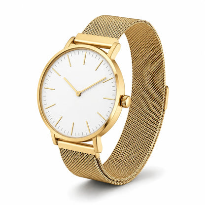 Ultra-thin Fashion Women's Watches Luxury Leopard Pattern Mesh Band Ladies Quartz Wristwatches Minimalist Female Clock Reloj