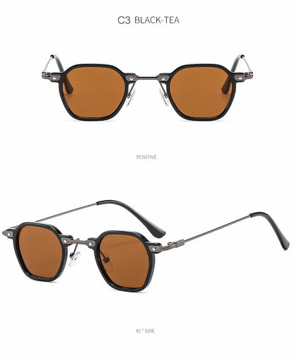 Ochelari de soare mici, pătrați, pentru călărie și condus, pentru femei și bărbați, de marcă, de designer, cu ramă metalică, ochelari de soare, Oculos De Sol, UV400