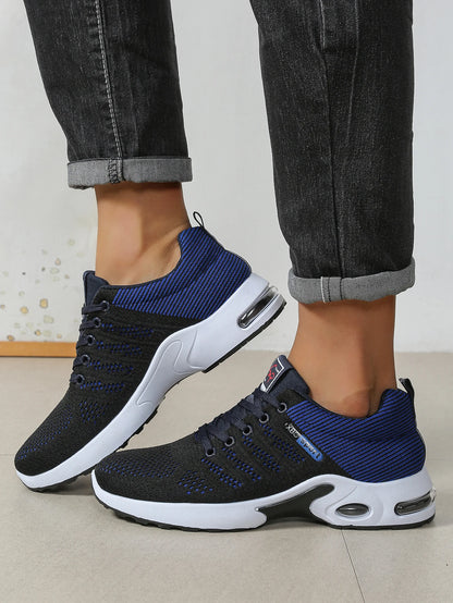 Men's shoes Fashion Super Breathable Lace-Up Running Shoes - Non-slip, durable and pillow comfort - Men's Fashion Sneakers