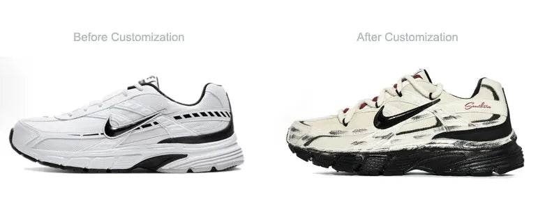 Prilagođene tenisice Nike Initiator "Chasing Clouds Desert" s apsorpcijom udaraca i otpornošću na habanje, muške trkaće cipele