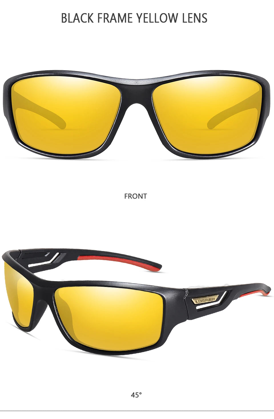 Ochelari de soare LOISRUBY cu lentile polarizate, camuflați, pentru ciclism, șofat, activități în aer liber, protecție Tacakle, sport, pescuit și alergare