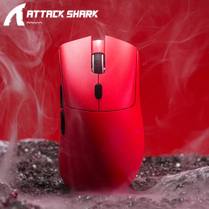 Attack Shark R1 bezdrátová Bluetooth herní myš, virální myš recenzovaná influencery, senzor PAW3311, frekvence odezvy 1000Hz