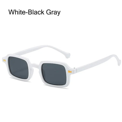 Ochelari de soare Fashion Square pentru femei, model nou retro cu nituri decorative; ochelari de soare pentru bărbați, model leopard albastru, cu lentile degradate, protecție UV400