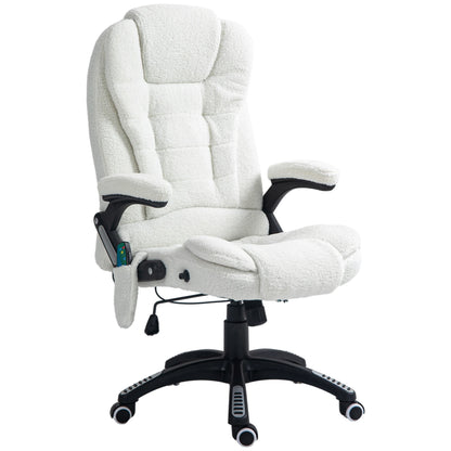 High-Tech Executive Office Chair with& Lumbar Heating,360° Swivel BreathableFabricChair with Remote Control, 120kg Load Capacity