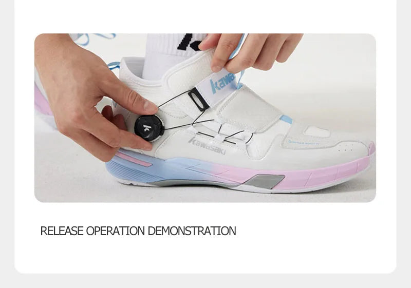 Kawasaki King Series 2.0 Professional Badminton Shoes For Men Women Anti-Twist Sports Original Men's Tennis Shoes Sneakers A3311