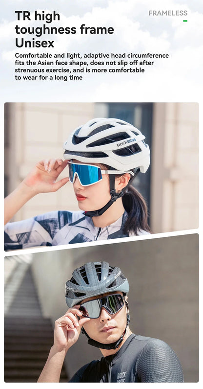Ochelari de ciclism ROCKBROS: ochelari de soare polarizați, fotocromatici, anti-ceață, ochelari de protecție rezistenți la vânt, ochelari sportivi pentru MTB și biciclete de șosea