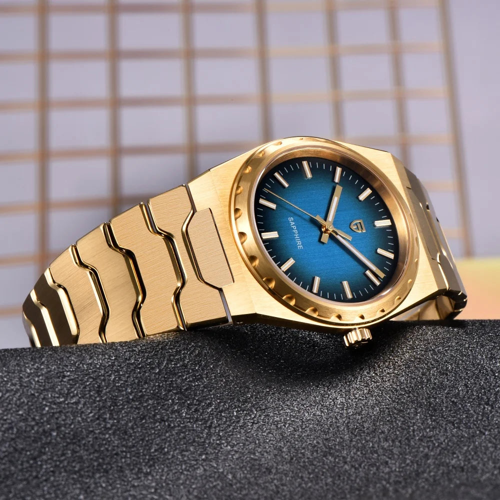 PAGANI DESIGN 2026 new ultra-thin 7mm quartz men's watch stainless steel sapphire 10Bar waterproof C3 upgrade V2 reloj hombre