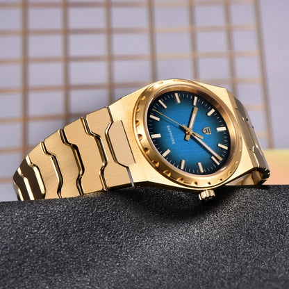 PAGANI DESIGN 2026 new ultra-thin 7mm quartz men's watch stainless steel sapphire 10Bar waterproof C3 upgrade V2 reloj hombre