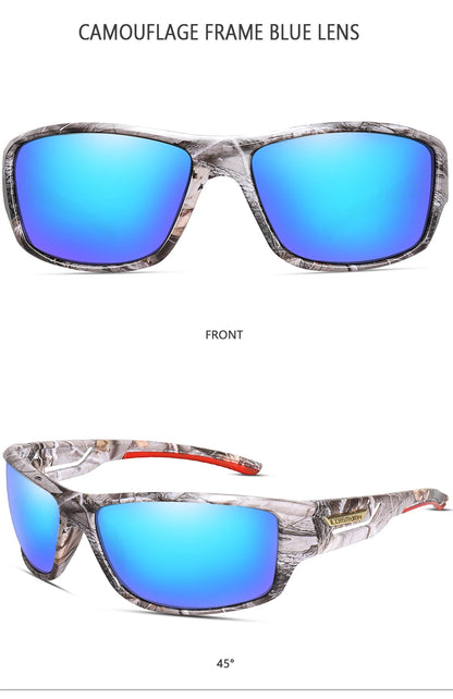 Ochelari de soare LOISRUBY cu lentile polarizate, camuflați, pentru ciclism, șofat, activități în aer liber, protecție Tacakle, sport, pescuit și alergare