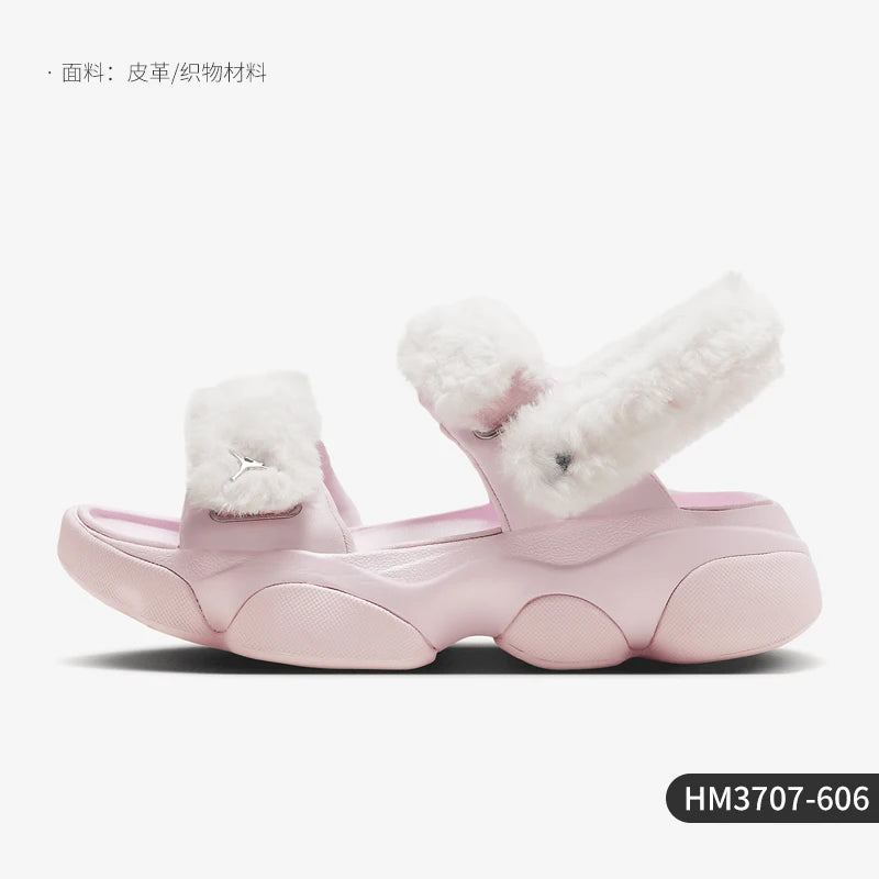 Sandalias casual Nike Jordan auténticas para mujer, modernas, de suela gruesa y resistentes al desgaste HM3707-606