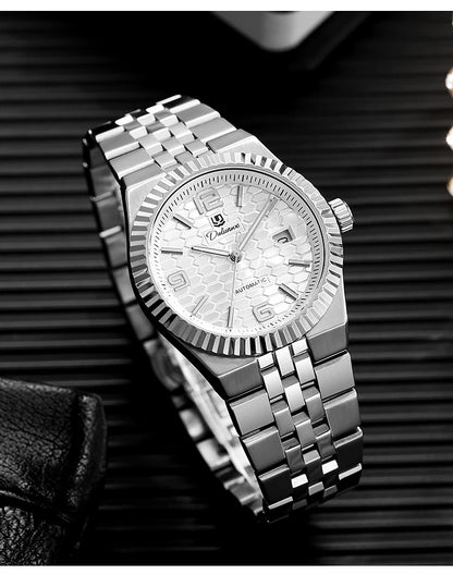 Luxury Automatic Mechanical Men's Watch Date Stainless Steel Man Watch Waterproof Luminous Business Watches For Men Reloj