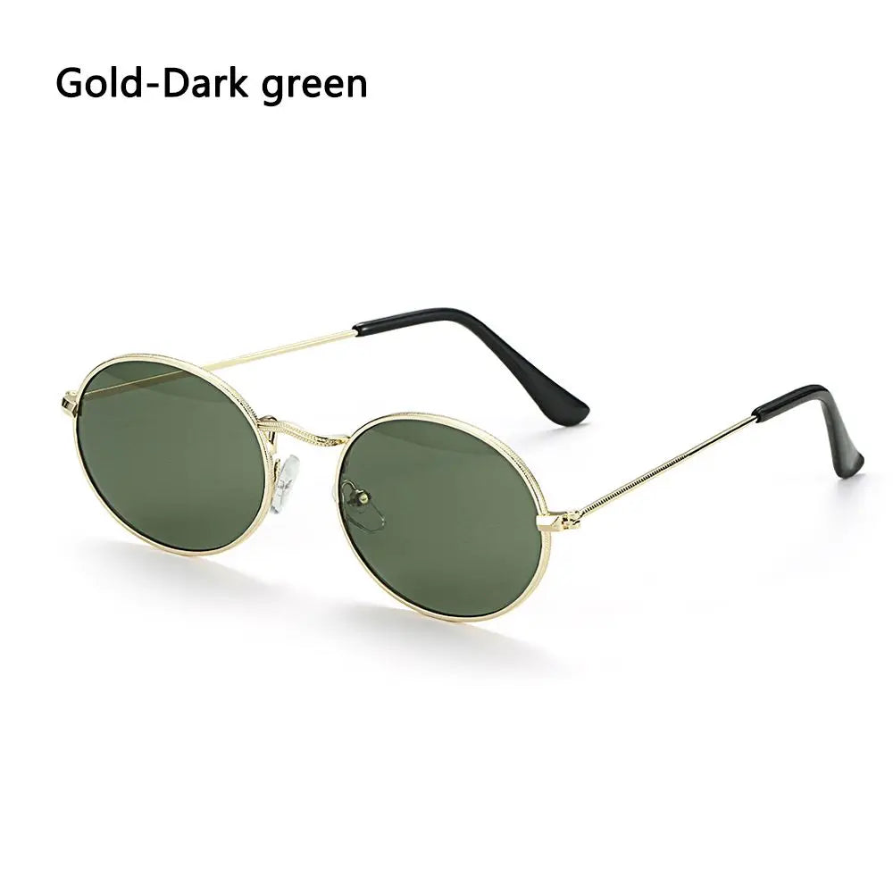 Ochelari de soare ovali pentru femei, ochelari de conducere, ochelari de soare rotunzi, aurii, mici, retro, vintage, sexy, rame de ochelari de soare, accesorii pentru ciclism