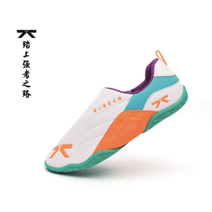 Firmway Professional Taekwondo Shoe for Unisex Soft Sole Kids Kung Fu Comfortable Men Women Tai Chi Karate Shoes White Sneakers