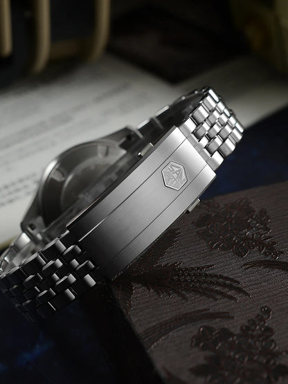 San Martin 39.5mm Men Pilot Watch YN55 Automatic Mechanical Aviation Watches Chinese Style Original Design SN0033 Field Reloj
