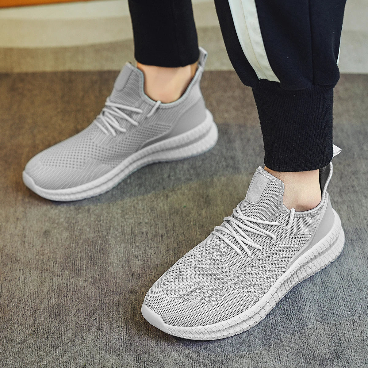 MAEDEF Wanderschuhe, Outdoor-Tennisschuhe, leichte, bequeme und atmungsaktive Freizeitsneaker für Herren