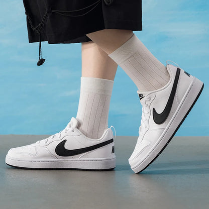 Nike Women's Shoes Court Borough Low (Gs) Sports Shoes, Fashionable Casual Shoes, Lightweight and Comfortable Low-Top Sneakers Dv5456-104