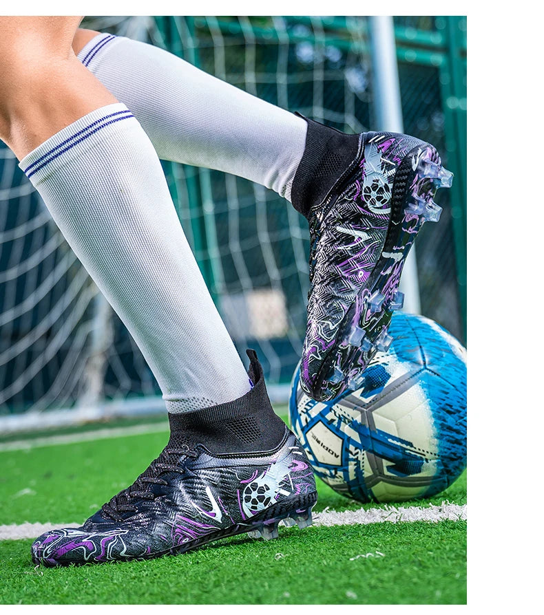 New Men's Professional Soccer Shoes Non-slip Football Boots Unisex Breathable Futsal Sports New Cleats Drop Shipping Ultralight