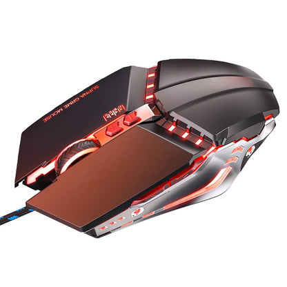 PC Competitive USB Wired Gaming Mouse RGB Silent Mouse 3200 DPI Mechanical Mouse 7 Button PC Laptop Player