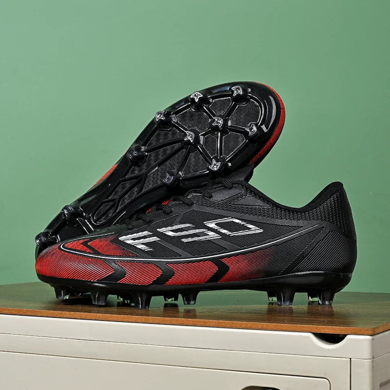 Nouvelles chaussures de football pour hommes, chaussures de sport ultralégères, chaussures de football pour matchs en plein air, futsal, haute cheville, respirantes, antidérapantes, de haute qualité