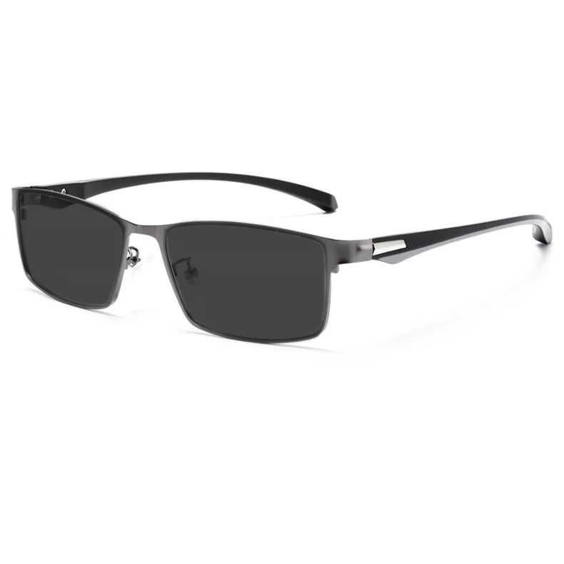 LOERHUNAR – Design de marcă pentru ochelari de soare retro pentru bărbați, destinați mediului de afaceri, pentru miopie, cu dioptrii de la 0 la -0,75, -1,0, -1,5, -1,75, -2,0, -2,5, -3,0 până la -6,0