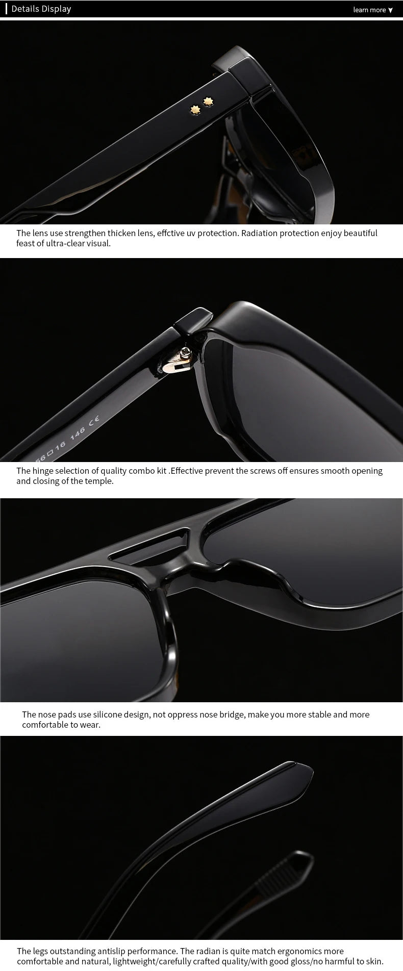 Ochelari de soare SO&EI Fashion cu rame duble, pătrați, pentru femei, stil retro cu nituri, nuanțe de albastru ceai, protecție UV400, ochelari de soare cu gradient pentru bărbați, pentru activități în aer liber