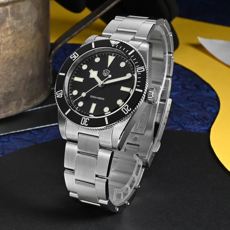 Watchdives WD7922 Quartz Watch VH31 Movement 200m Waterproof Men Watches Sapphire Crystal Luminous Vintage Watches with Gift Box