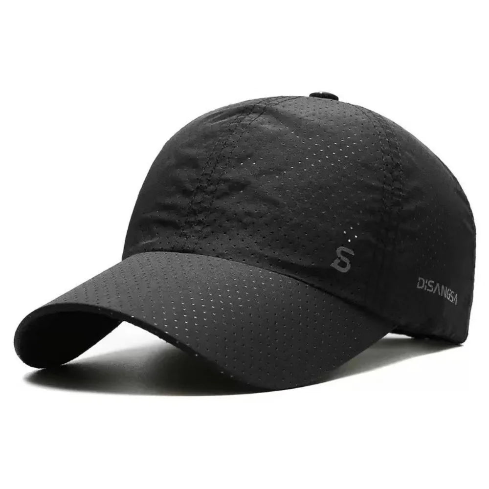 Solid Running Cap Thin Quick Drying Breathable Duck Tongue Outdoor Men's Women Sun Summer Fishing Visor Baseball Cap