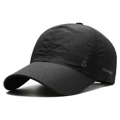 Solid Running Cap Thin Quick Drying Breathable Duck Tongue Outdoor Men's Women Sun Summer Fishing Visor Baseball Cap