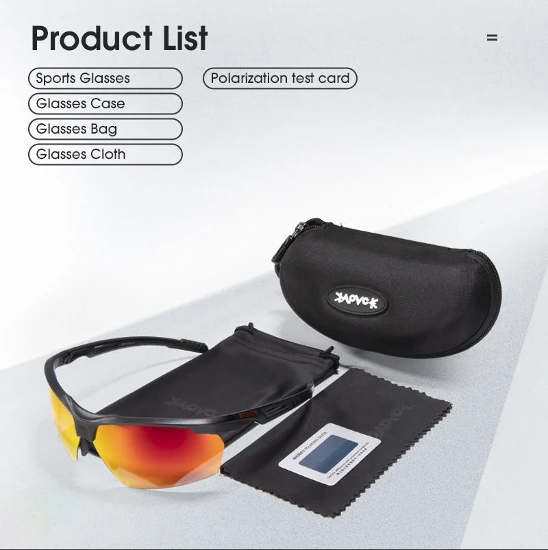 Ochelari de ciclism polarizați SCVCN, ochelari de soare pentru alergare, protecție UV, ochelari pentru ciclism sportiv, MTB, bicicletă de șosea, ochelari pentru femei, ochelari de protecție pentru ciclism