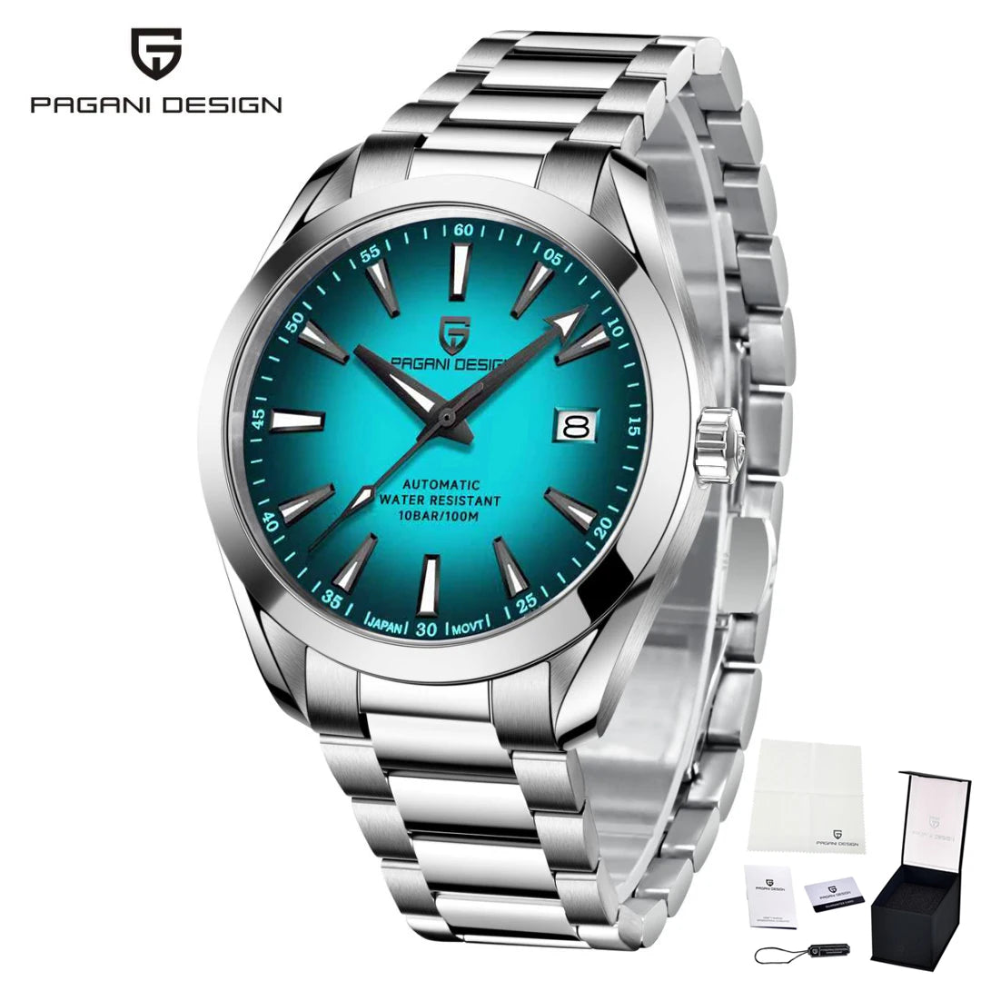 PAGANI DESIGN Luxury Business 40MM Men's Mechanical Watch Top Luxury Sapphire Glass Men's Automatic Watch 100M Waterproof