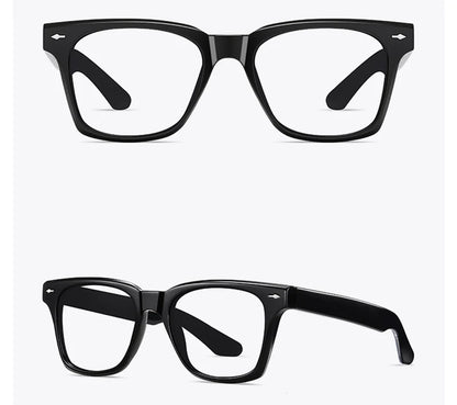 Ochelari de soare polarizați retro Swanwick TR90 pentru bărbați, ochelari de soare pătrați din acetat pentru femei, unisex, UV400, gri-negru, stil european