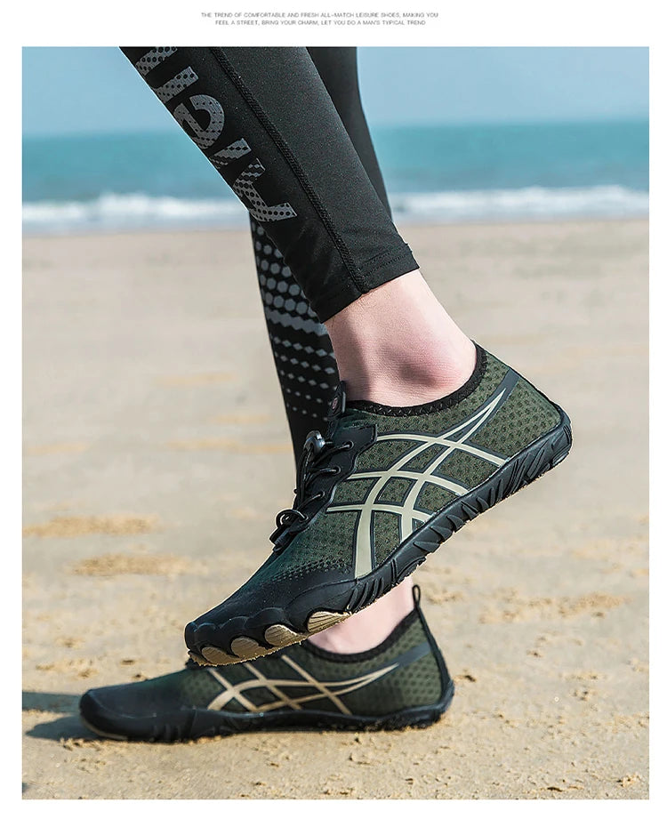 Aqua Shoes Herr Vattenskor Barfota strandskor Unisex Snabbtorkande utomhusskor Träningsskor Gymskor Sneakers Storlek 35–46