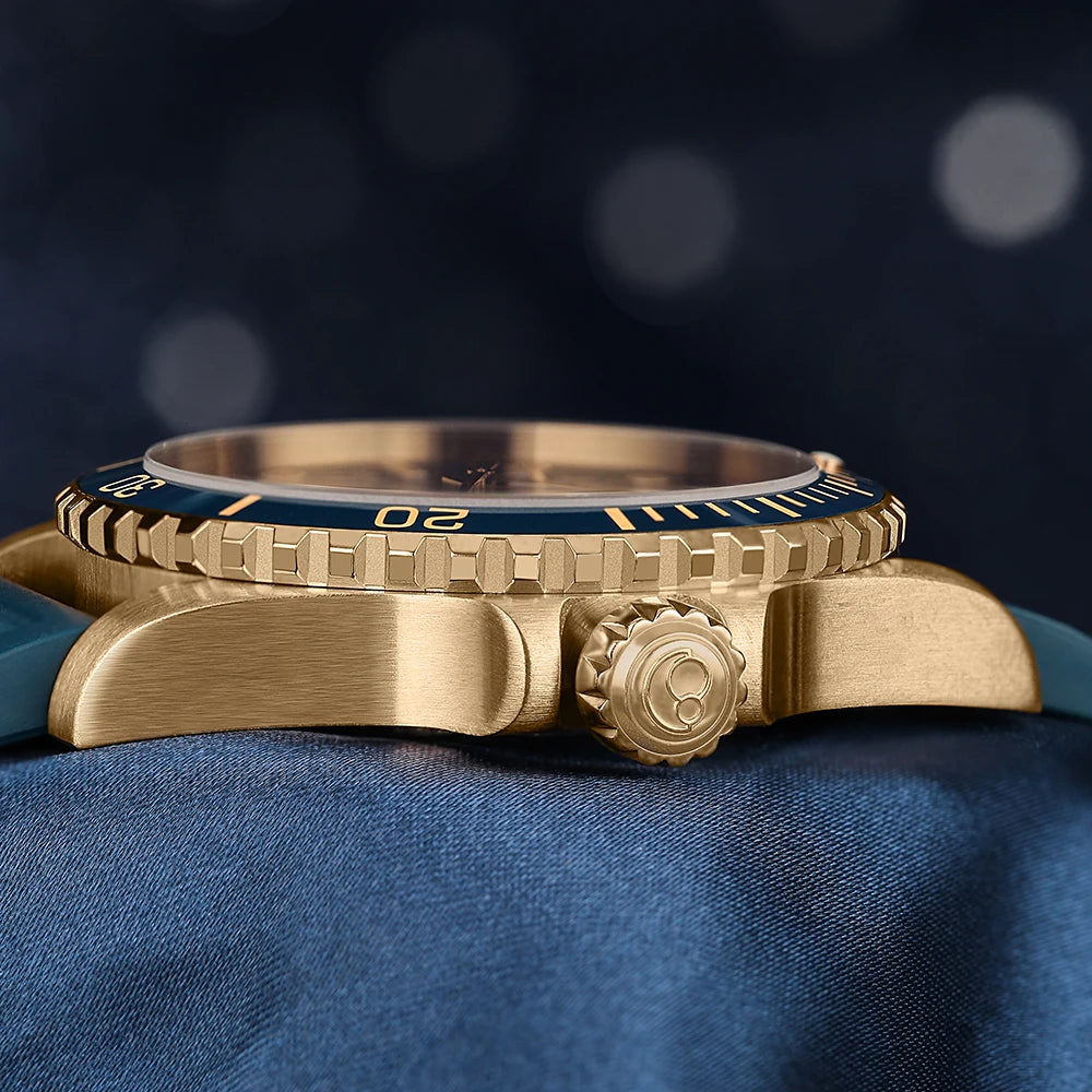 Boderry Bronze Watch Seaturtle Titanium Diver Luxury Wristwatch Automatic Mechanical Wristwatch Sport 200M Waterproof Luminous