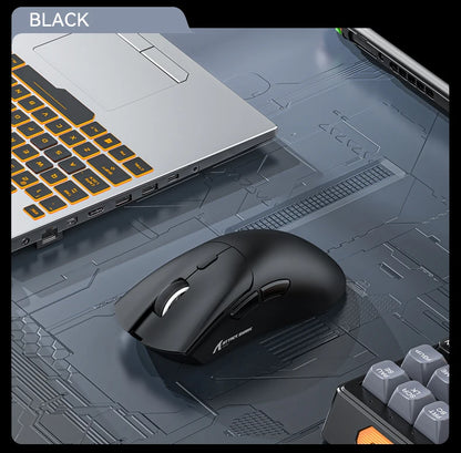 Attack Shark R1 bezdrátová Bluetooth herní myš, virální myš recenzovaná influencery, senzor PAW3311, frekvence odezvy 1000Hz