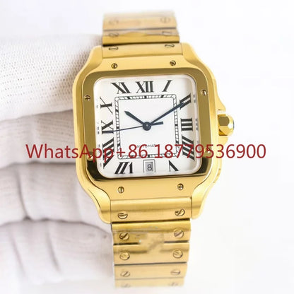 2026 Men's And Women's 34mm 38mm Automatic Mechanical 904L Stainless Steel Strap Watch Customized