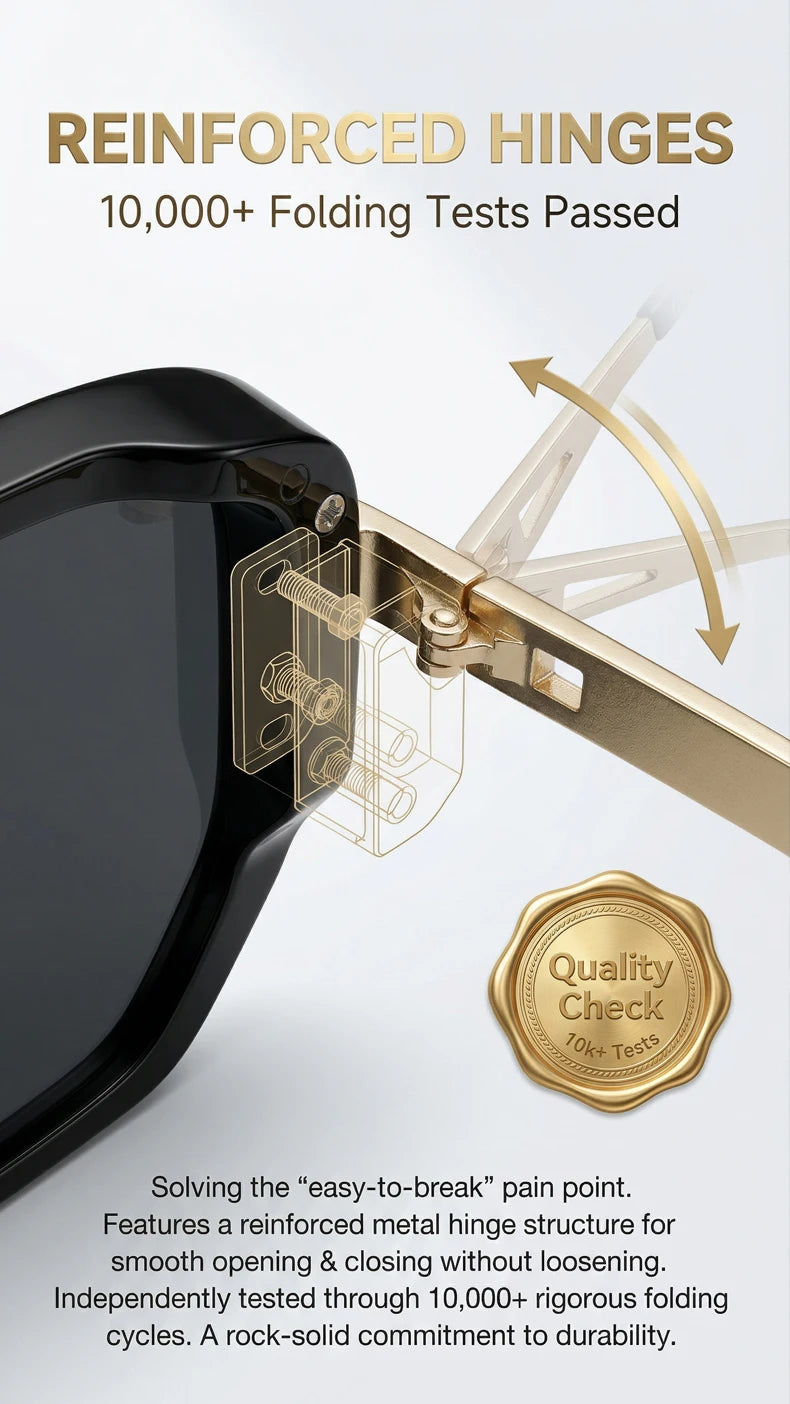 Ochelari de soare pătrați polarizați pentru bărbați, de lux, în stil vintage, cu punte dublă, lentile cu gradient, ochelari de soare pentru șofat, ochelari de soare retro cu partea superioară plată, pentru bărbați