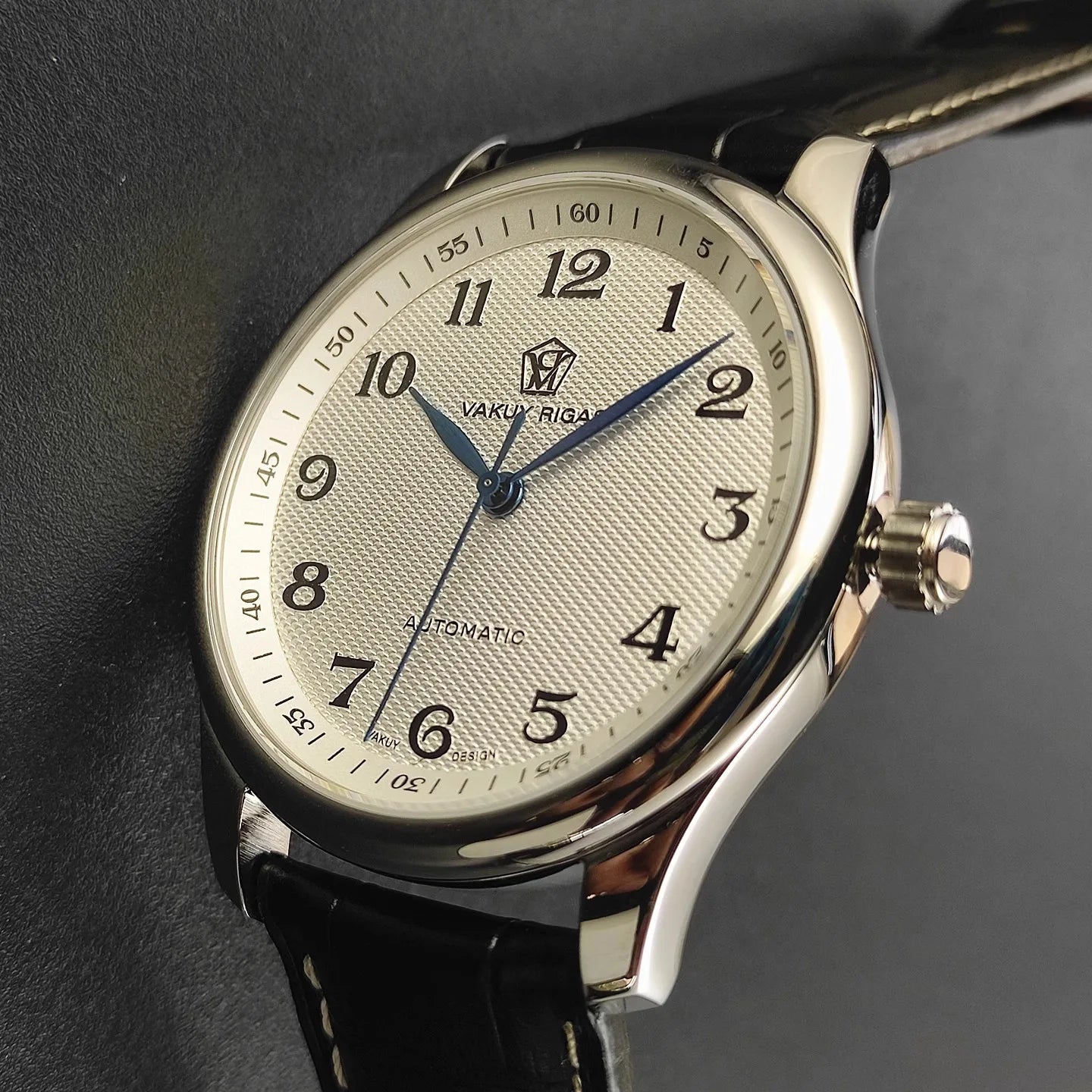 Vakuy Automatic Mechanical Watch Man's Business Auspicious Face Seagull ST2130 Movement Blue Pointer Waterproof Men's Watch