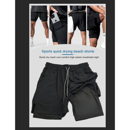 2026 Summer Dragon Ball Z Magic Man Buu (pure Form) 3D Printed Double Fake Two Sports Loose Breathable Quick Dry Shorts