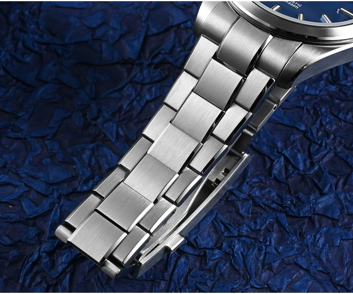 San Martin 39mm MOP Dial Sport Gada Watch Luxury Dress Men Miyota 90S5 Automatic Mechanical Wristwatch Waterproof 100m SN0144
