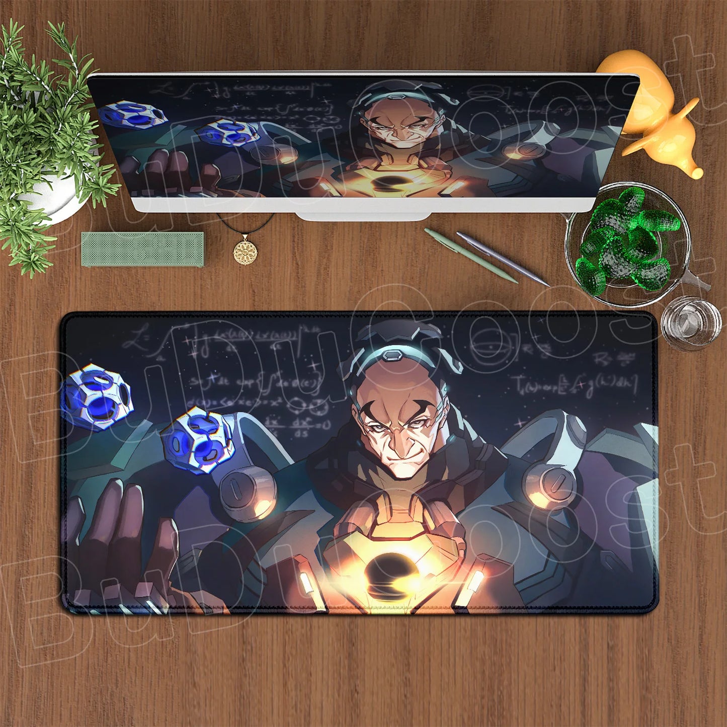 Large XXL DIY Cool Overwatch Mouse Pad Keyboard Table Gaming Accessories Non-Slip Rubber Edge locking spped Laptop Rug desk Mat, produit gaming premium Fraquane