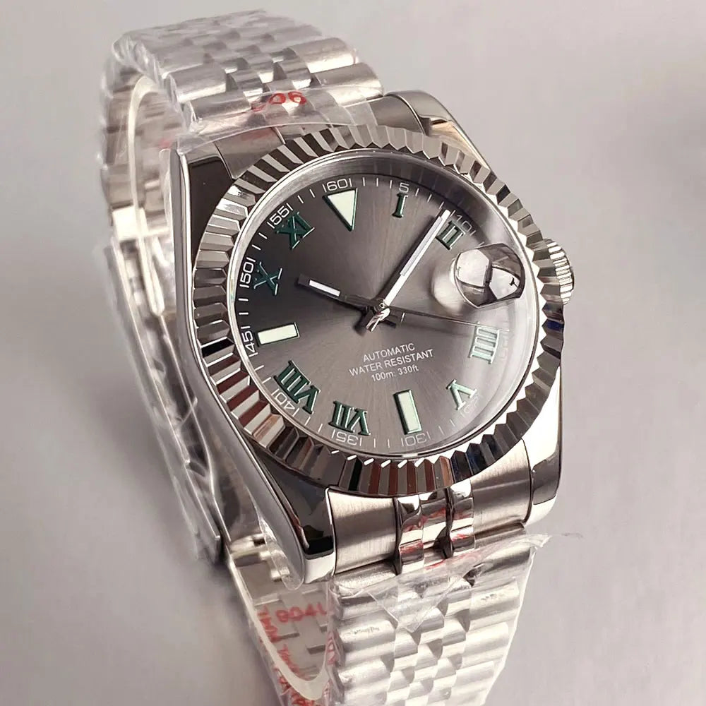 Tandorio For Wimbledon Style Dial 36mm/39mm Sapphire Glass 100m Waterproof Roman Numerals Men Watches  For Japan NH35A