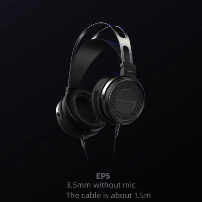 SIMGOT EP5 kabelgebundene Hochleistungs-Kopfhörer mit dynamischem 50mm-Treiber – HiFi-Gaming-Headset, niedrige Impedanz, hohe Empfindlichkeit, 7.1 Surround Sound