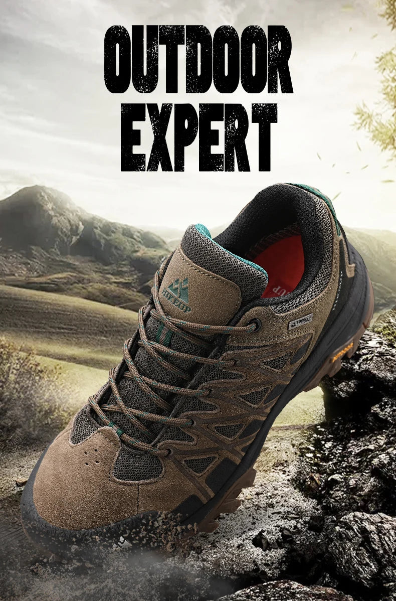 HIKEUP modne outdoor cipele za planinarenje, muške sportske ležerne čizme za planinsko pješačenje i kampiranje, neklizajuće tenisice za muškarce otporne na habanje