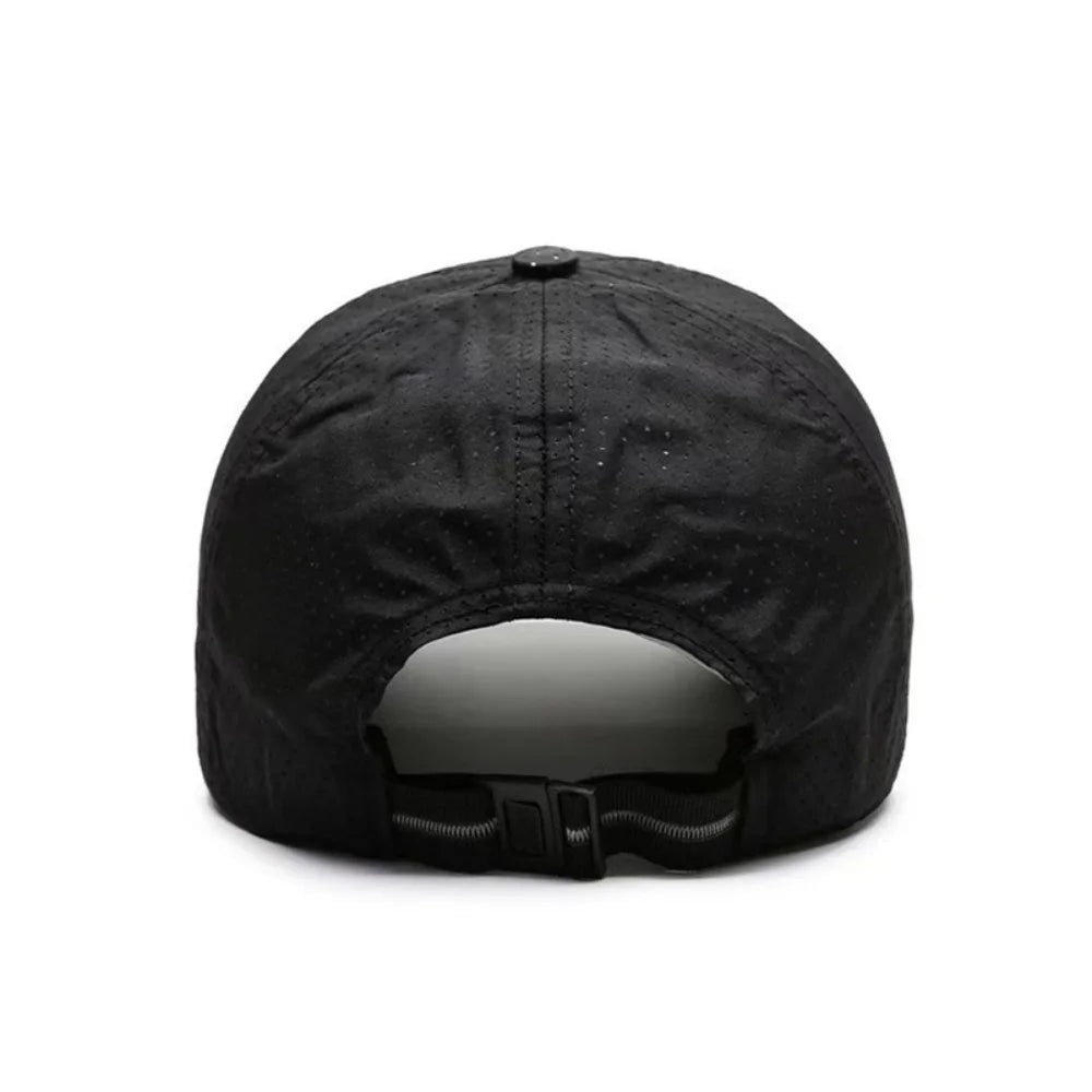 Solid Running Cap Thin Quick Drying Breathable Duck Tongue Outdoor Men's Women Sun Summer Fishing Visor Baseball Cap