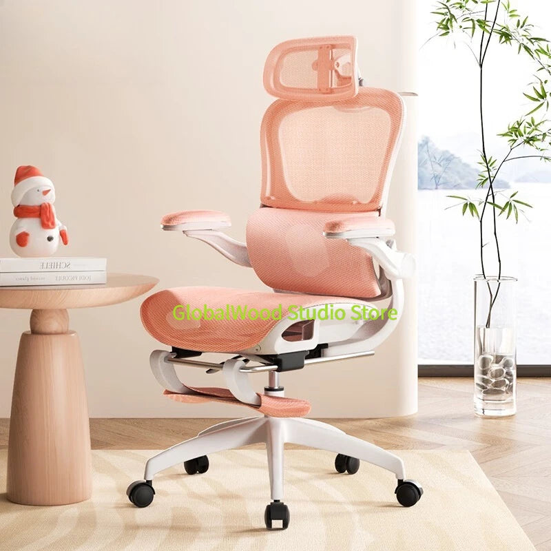 Massage Ergonomic Rattan Chair Folding Office Chaise Sihoo Leather Office Chair With Chairs for Living Room Weightless Desk