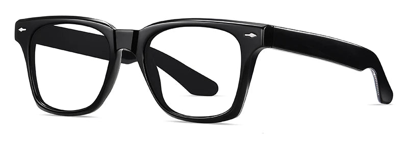 Ochelari de soare polarizați retro Swanwick TR90 pentru bărbați, ochelari de soare pătrați din acetat pentru femei, unisex, UV400, gri-negru, stil european